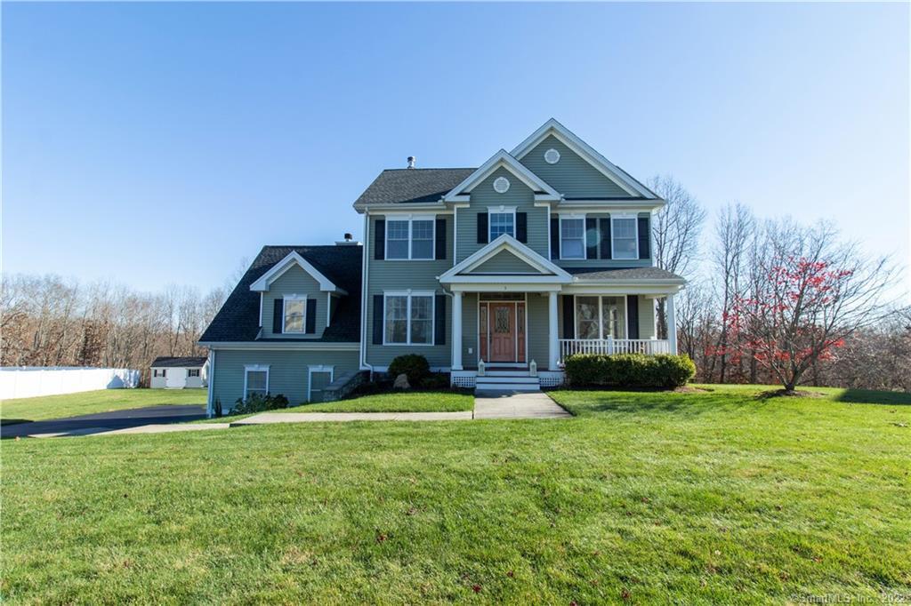 5 Hidden Meadow Road Seymour, CT 06483 - Photo 1 of 1 a front view of a house with garden