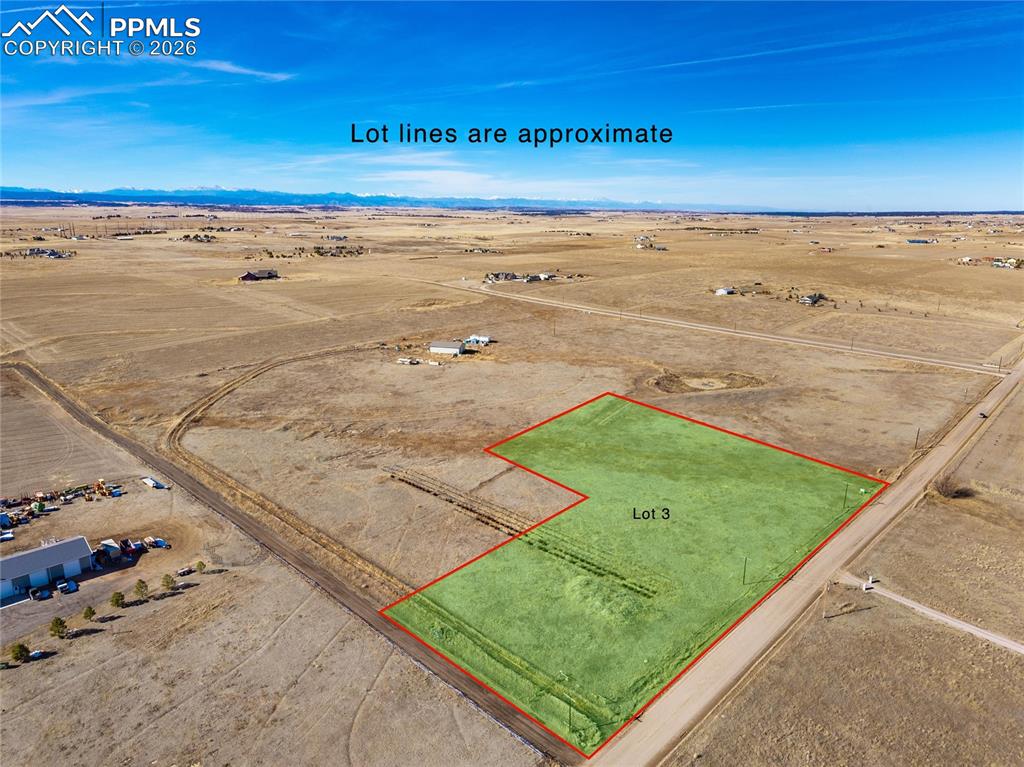 Lot 3 County Road 5 Elbert, CO 80106 - Photo 1 of 6 Lot 3. Property Lines are approximate.