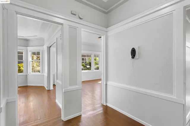 wooden floor in an empty room