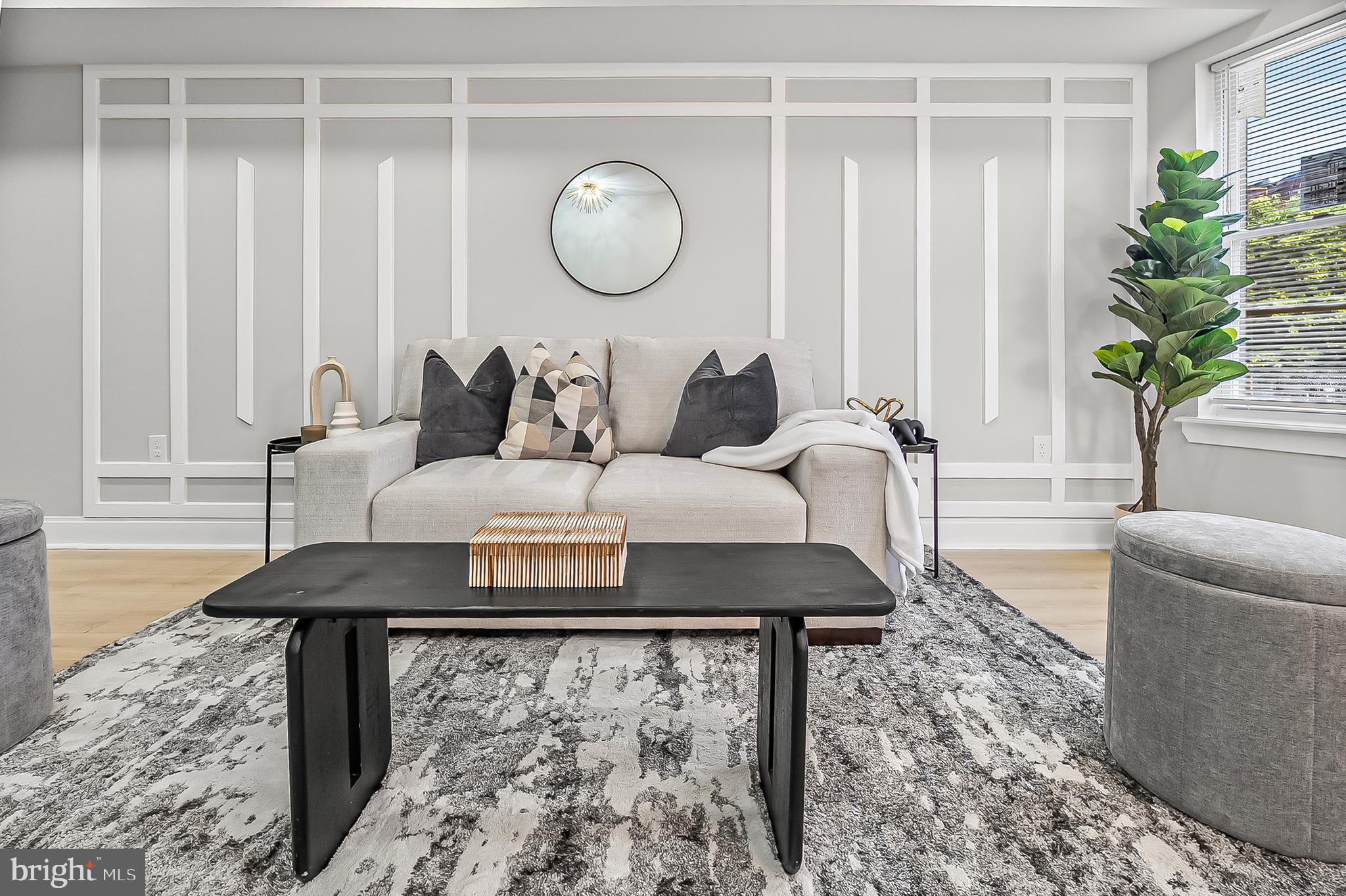 539 East 23rd Street Baltimore, MD 21218 - Photo 2 of 29 a living room with furniture and a potted plant