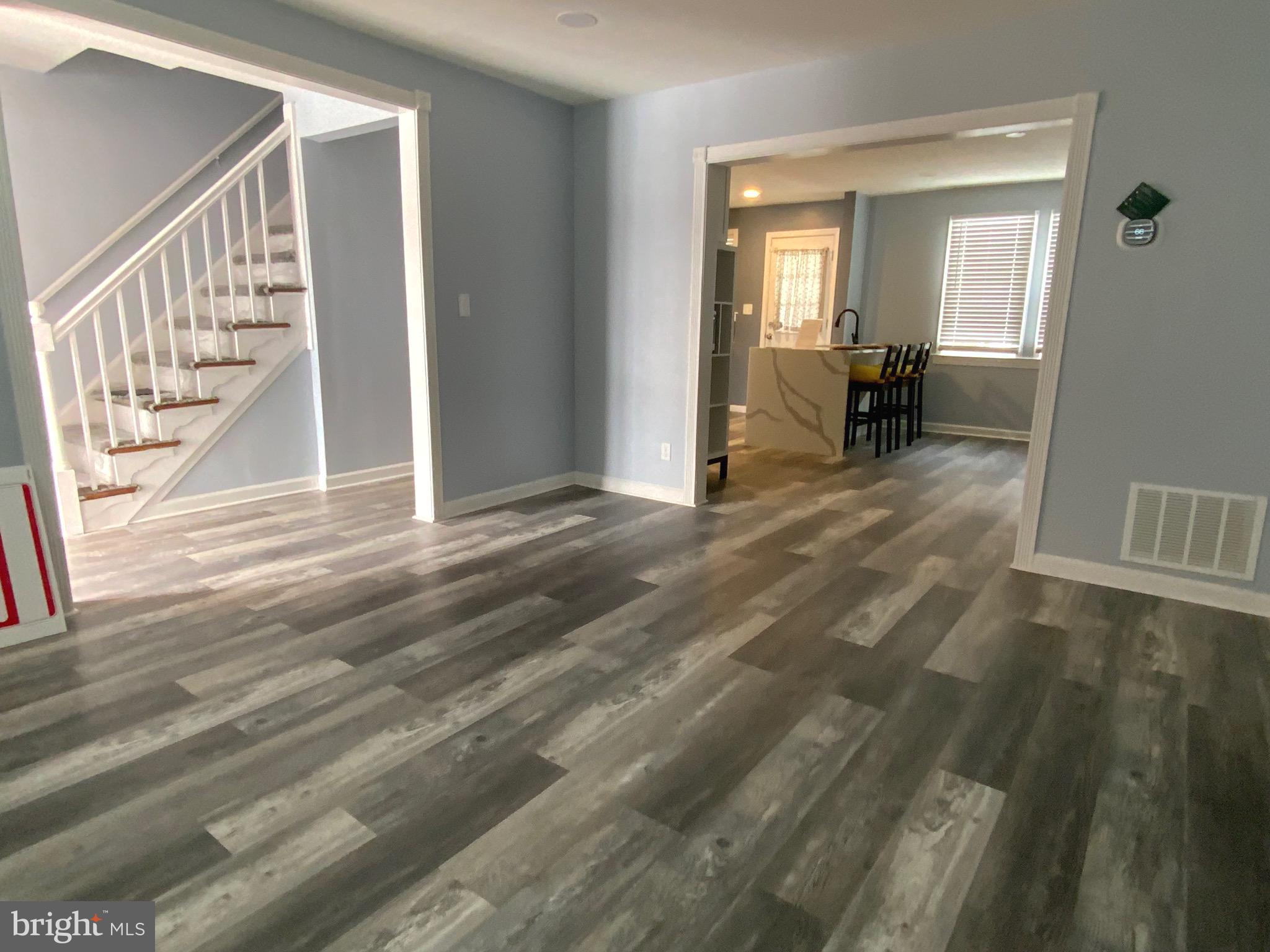 3032 Hanlon Avenue Baltimore, MD 21216 - Photo 2 of 21 Living Room with view of Dining Room and Kitchen