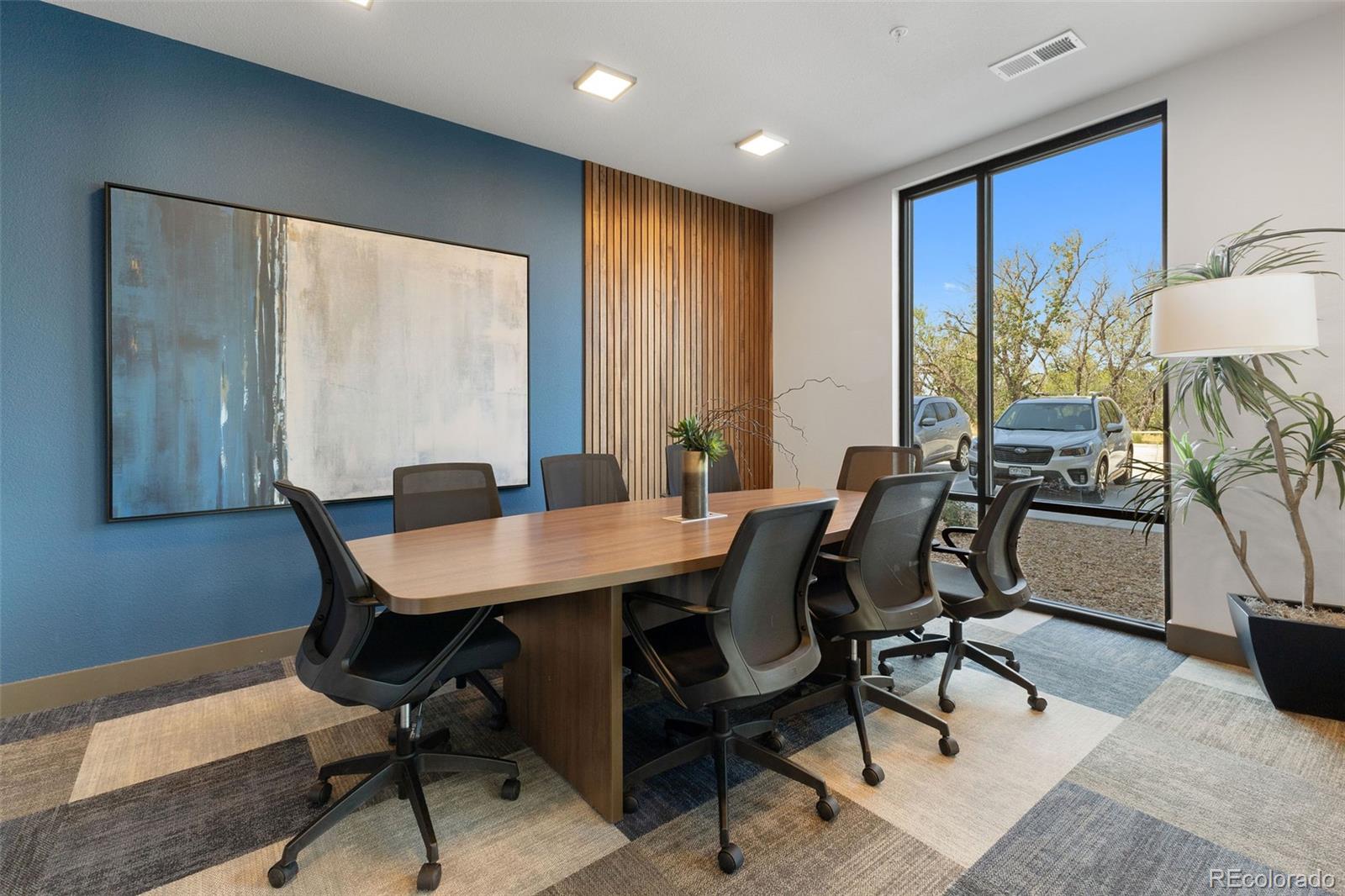 9287 Twenty Mile Road, Unit 401 Parker, CO 80134 - Photo 35 of 44 a view of a dining room with furniture window and outside view