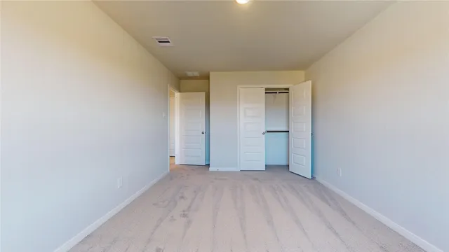 an empty room with window