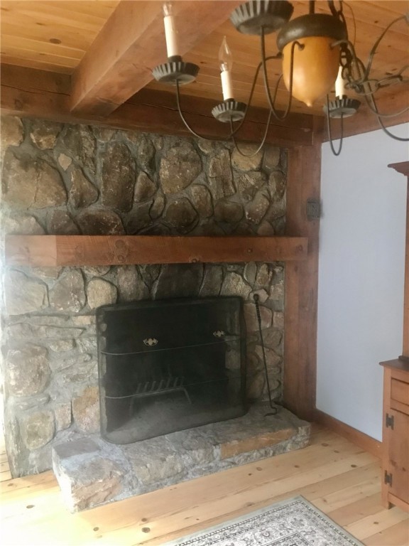 99 Peckham Hollow Road Charlestown, RI 02813 - Photo 17 of 32 dining room fireplace