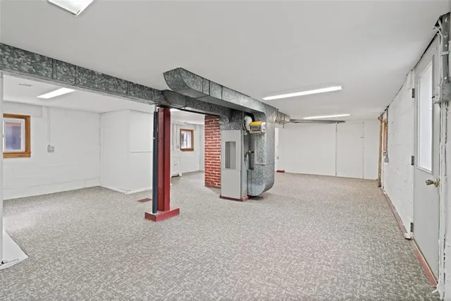 a view of water heater room