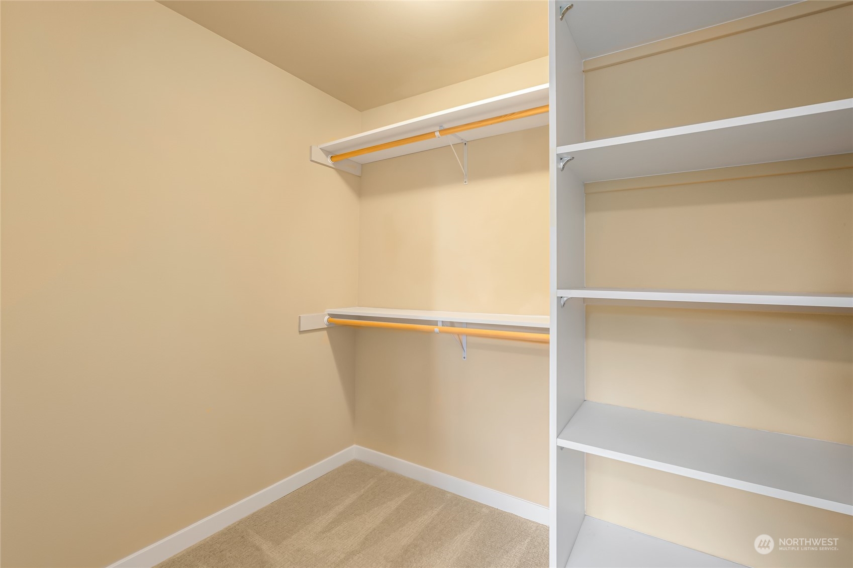 4116 California Avenue Southwest, Unit 313 Seattle, WA 98116 - Photo 14 of 18 a view of walk in closet with empty racks
