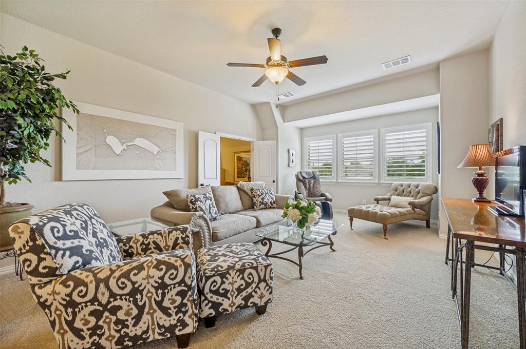 3036 Avondale The Colony, TX 75056 - Photo 23 of 40 The upstairs game room offers plenty of space to relax, unwind, or create the perfect spot for movie nights and entertaining.