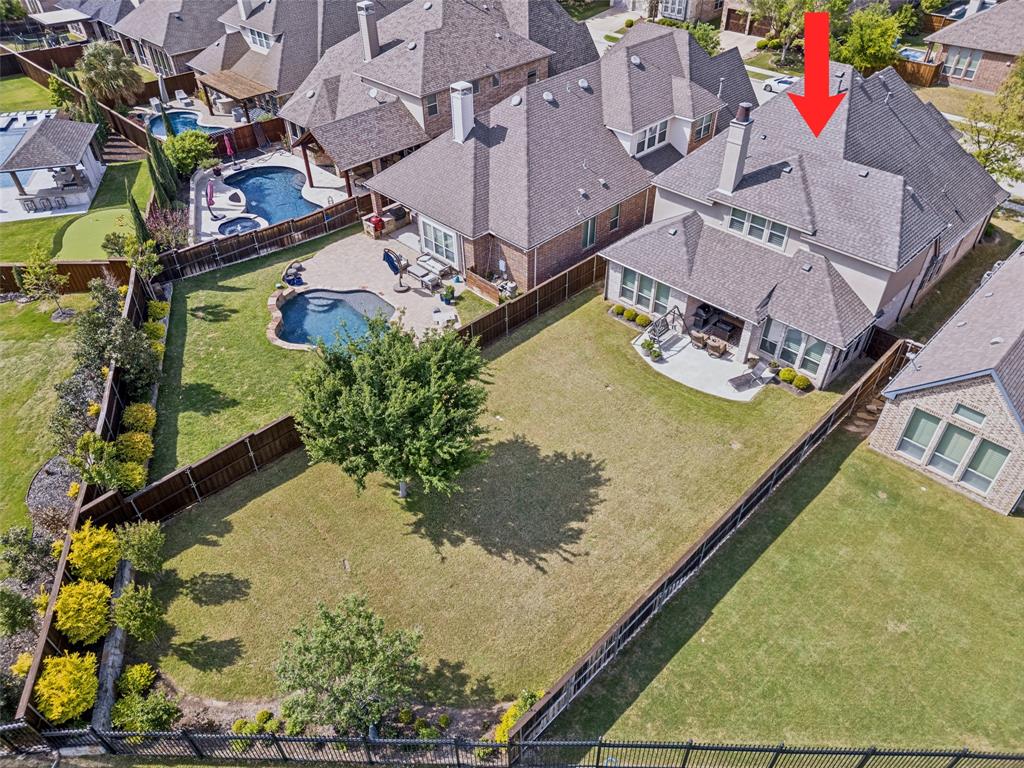 3036 Avondale The Colony, TX 75056 - Photo 33 of 40 Rare oversized lot offering an expansive backyard with endless possibilities—perfect for entertaining, play, or even a future pool.