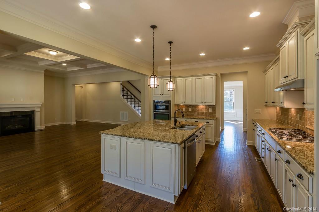 1600 Buckland Court Indian Land, SC 29707 - Photo 10 of 24 a kitchen with stainless steel appliances granite countertop a stove and a wooden floors