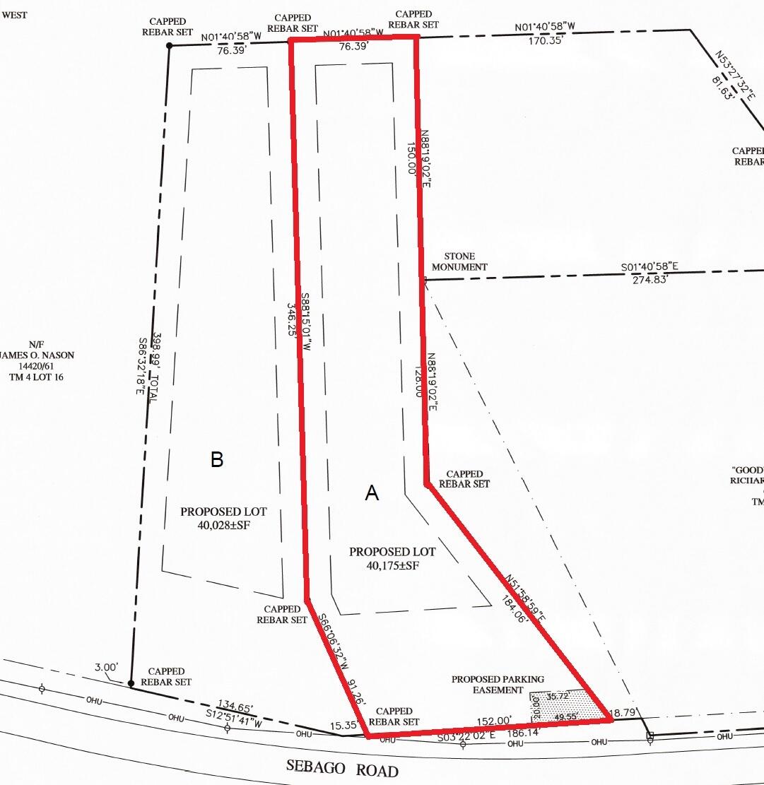0 Sebago Road Sebago, ME 04029 - Photo 2 of 13 Survey Picture