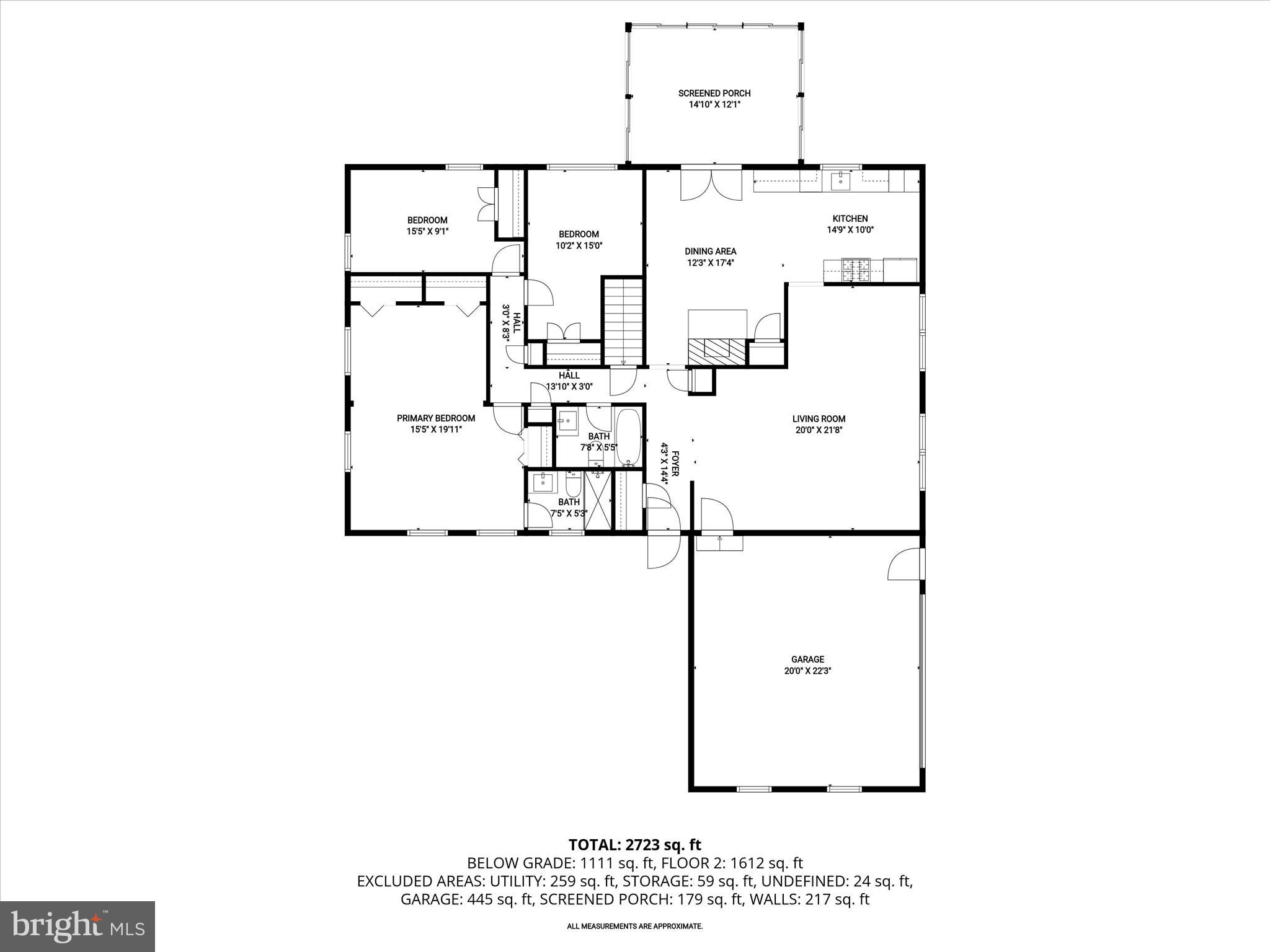 201 Suter Road Catonsville, MD 21228 - Photo 45 of 48 2nd_floor_203_suter_road_catonsville_with_dim