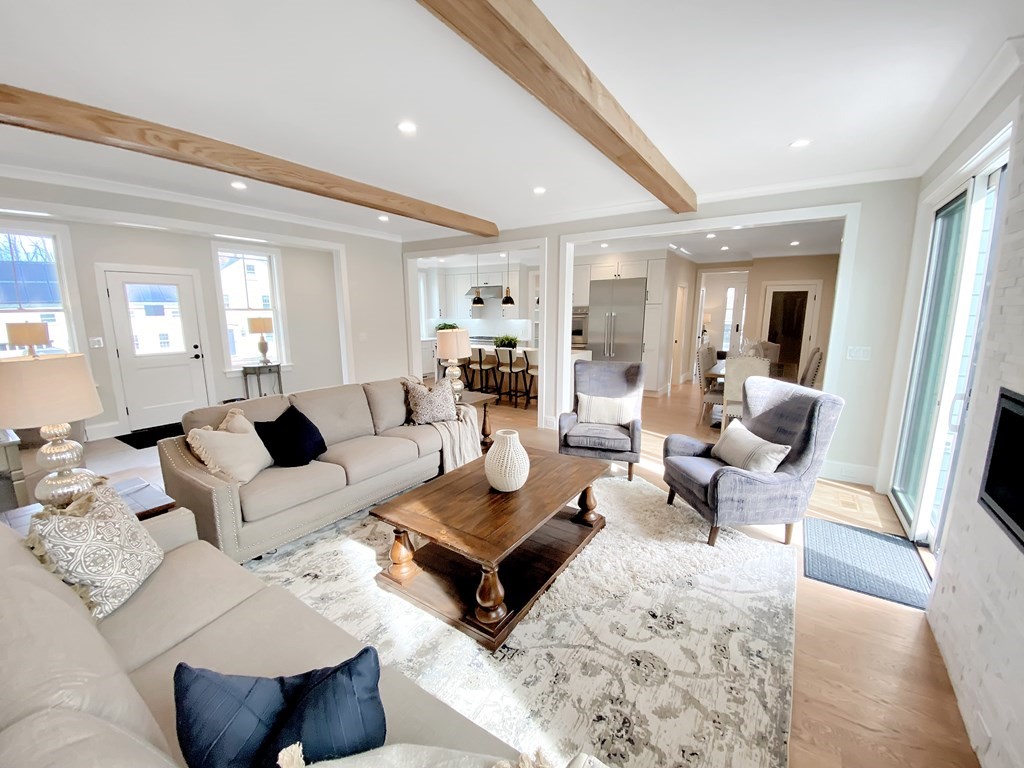 547 Webster Street Needham, MA 02494 - Photo 14 of 39 a living room with furniture or couch and a wooden floor