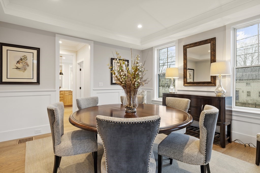 547 Webster Street Needham, MA 02494 - Photo 6 of 39 a dining room with furniture and window