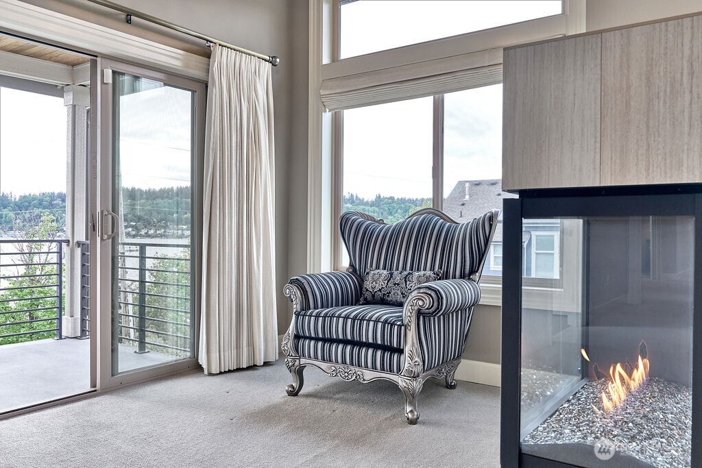 3319 Burnett Avenue North Renton, WA 98056 - Photo 33 of 40 a bedroom with a bed and a couch