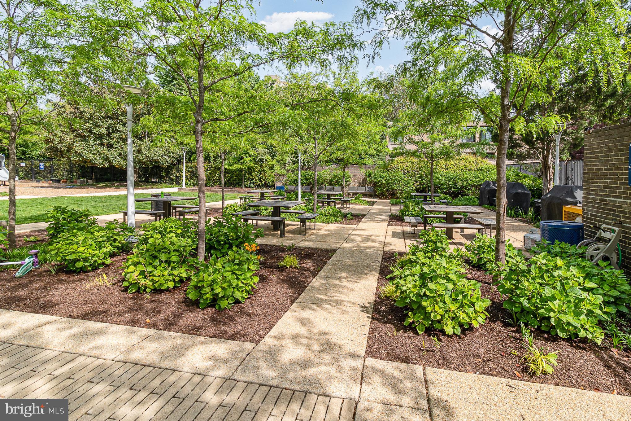 1338 4th Street Southwest, Unit T1338 Washington, DC 20024 - Photo 21 of 24 a view of garden with patio