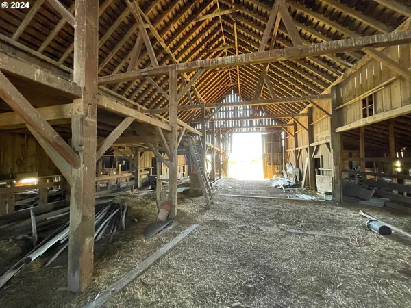 a view of a storage room
