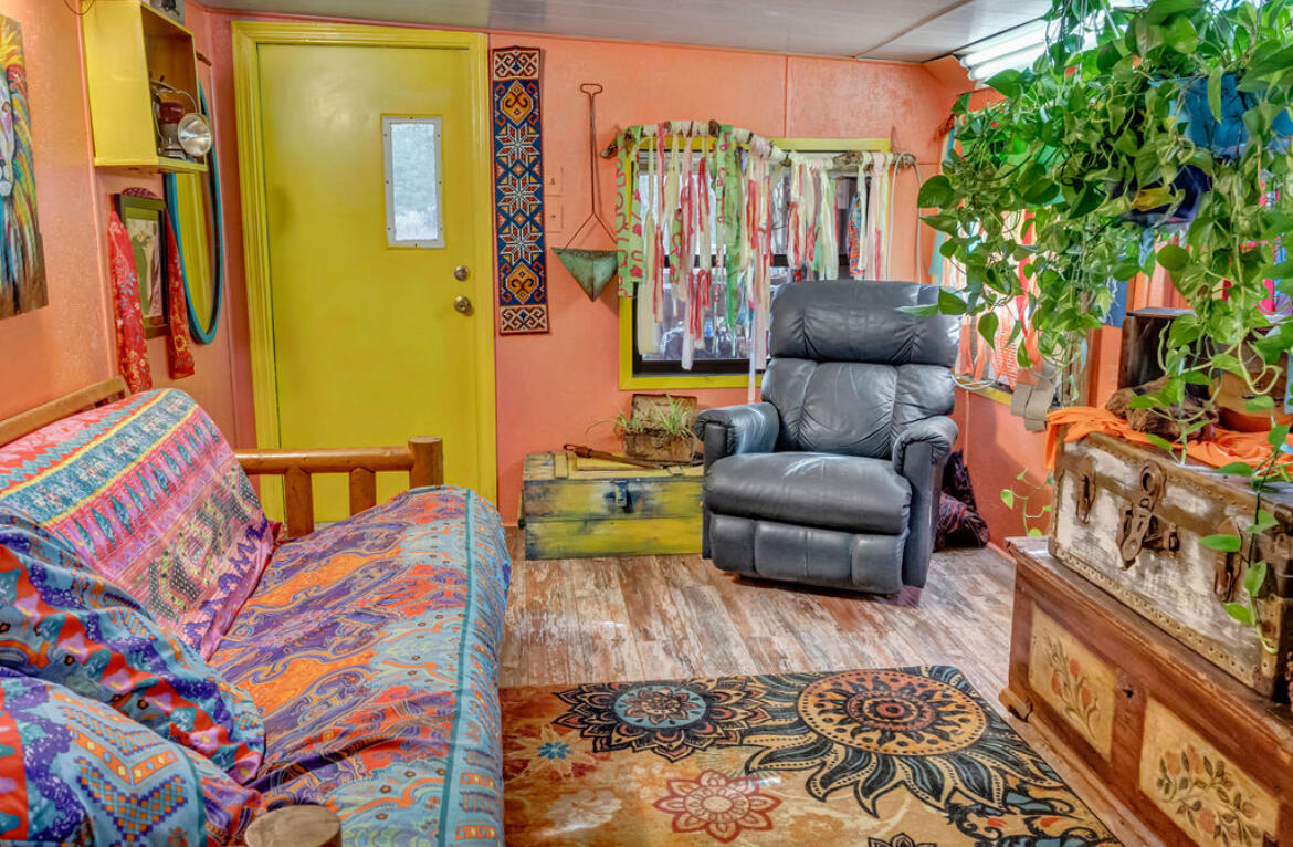 4360 Rebecca Road Crestview, FL 32539 - Photo 27 of 30 a bedroom with a bed and a couch