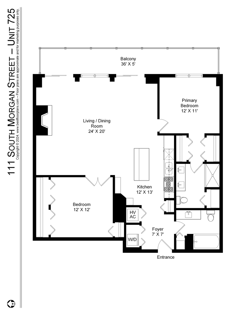 111 South Morgan Street, Unit 725 Chicago, IL 60607 - Photo 17 of 17