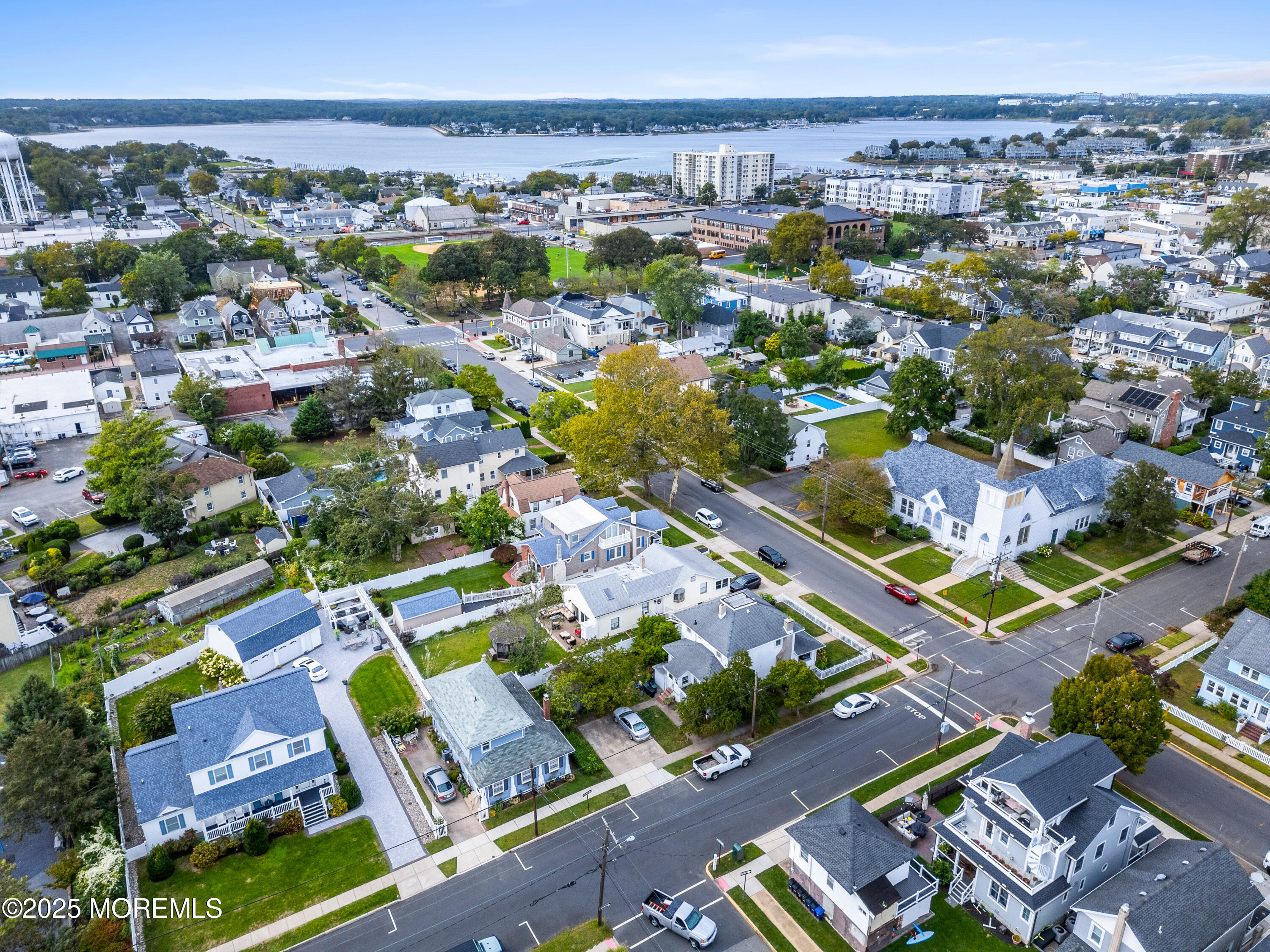 517 14th Avenue Belmar, NJ 07719 - Photo 8 of 31 an aerial view of residential houses with outdoor space
