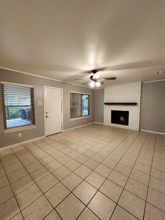 1912 Ridgemont Drive Austin, TX 78723 - Photo 13 of 28 a view of a livingroom with a fireplace and window