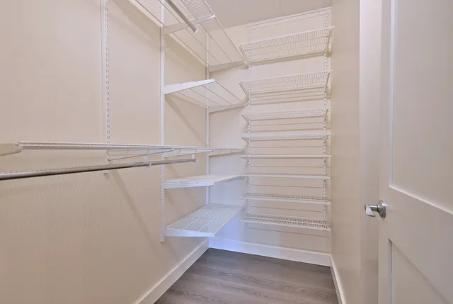 a view of walk in closet
