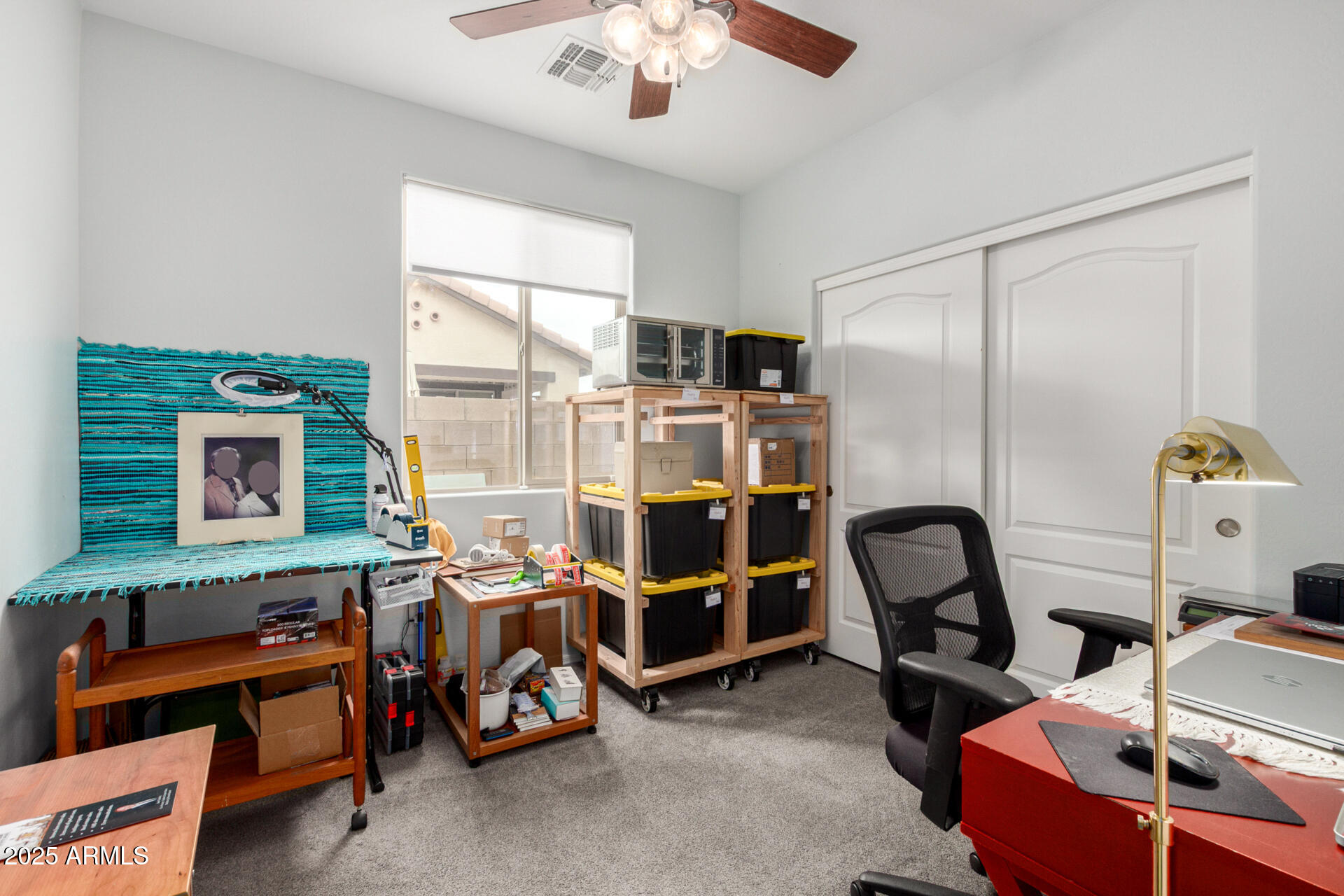 3440 North Mayfair Mesa, AZ 85213 - Photo 19 of 31 a bedroom with furniture and a large window