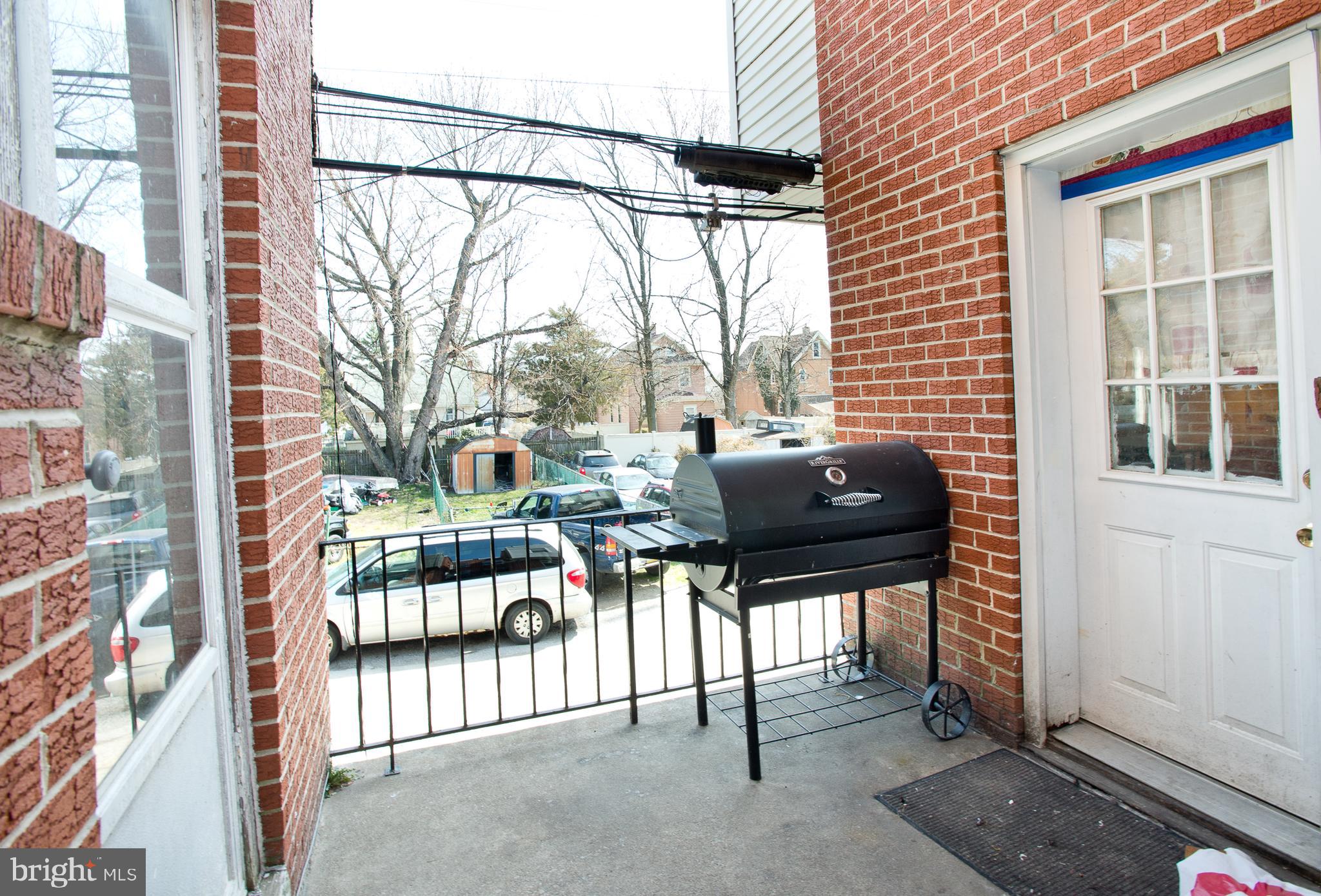 97 Houston Road Lansdowne, PA 19050 - Photo 10 of 20 Balcony - additional Parking/Lawn
