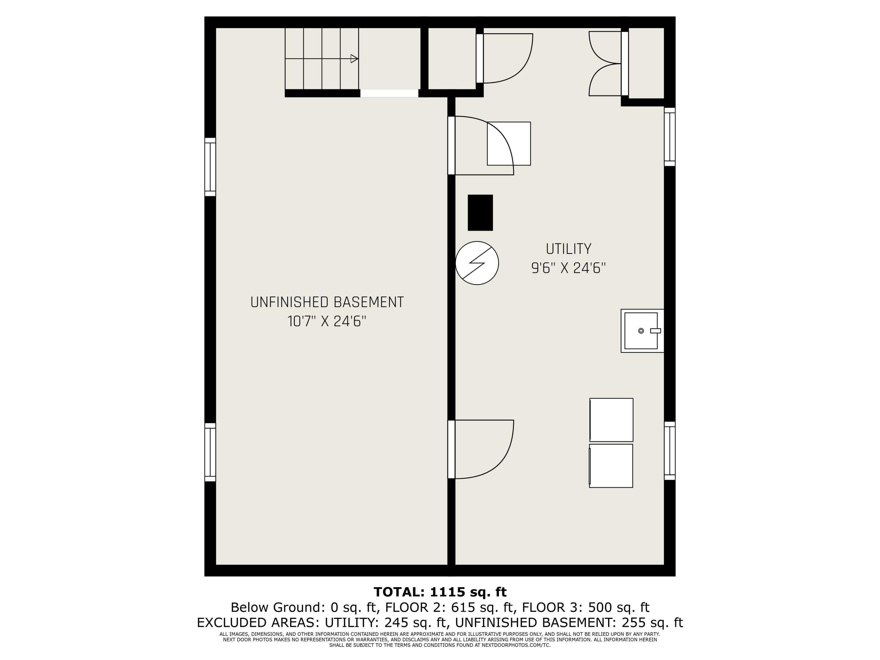 2754 Miller Road Flint, MI 48503 - Photo 19 of 19 Basement Floorplan