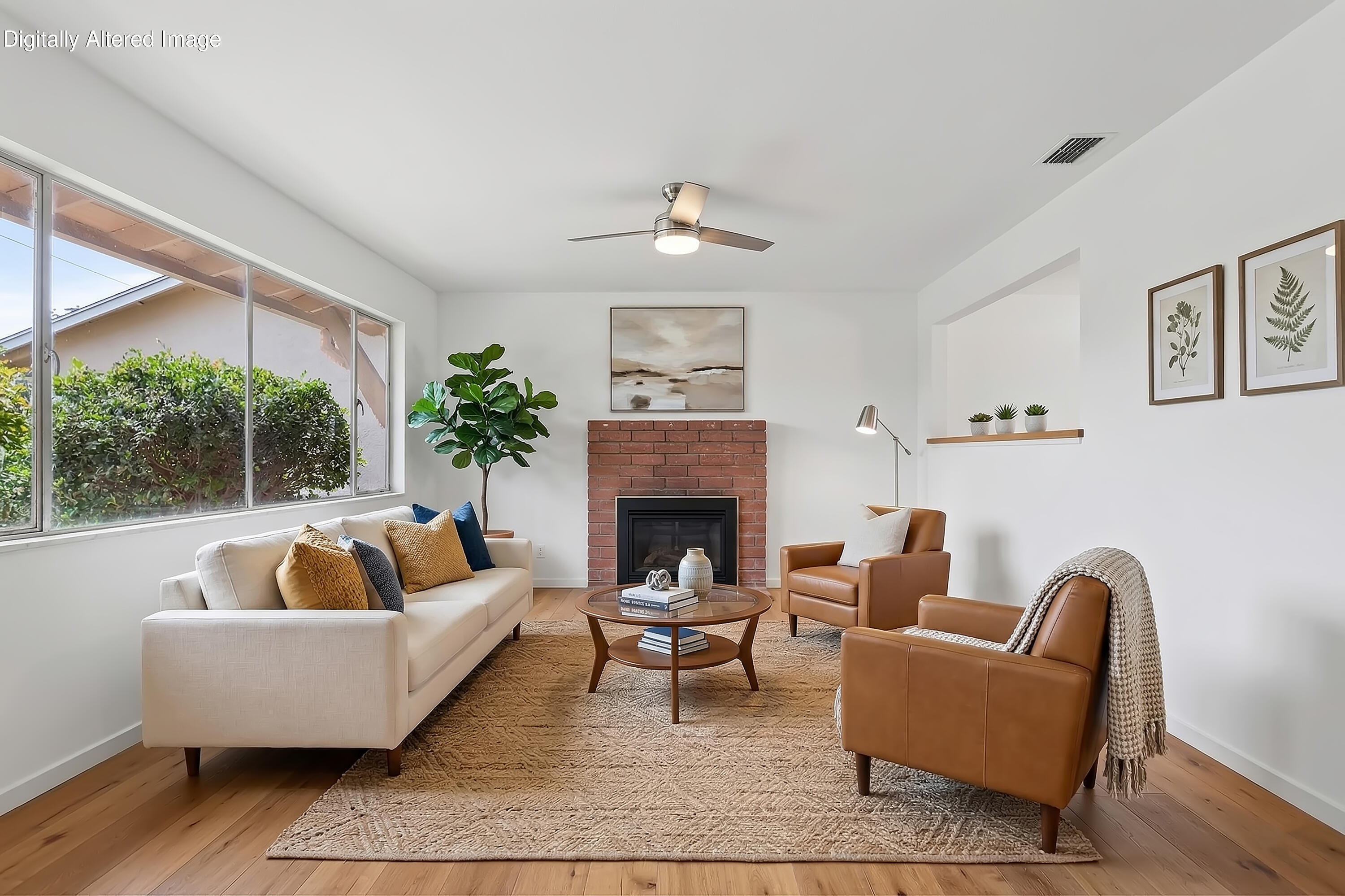 6242 Guava Avenue Goleta, CA 93117 - Photo 3 of 19 a living room with furniture and a fireplace
