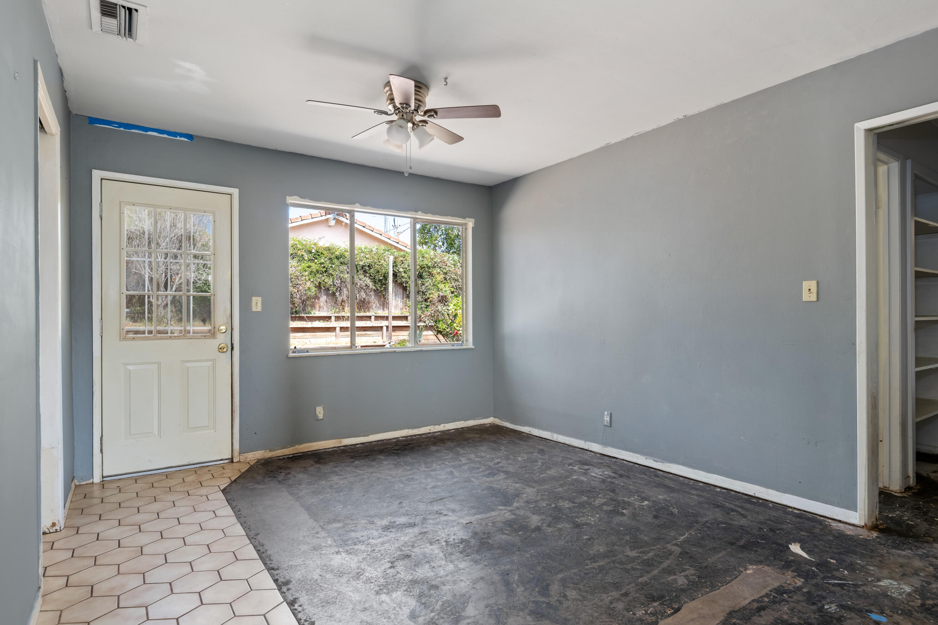 6242 Guava Avenue Goleta, CA 93117 - Photo 6 of 19 a view of room with window and ceiling fan