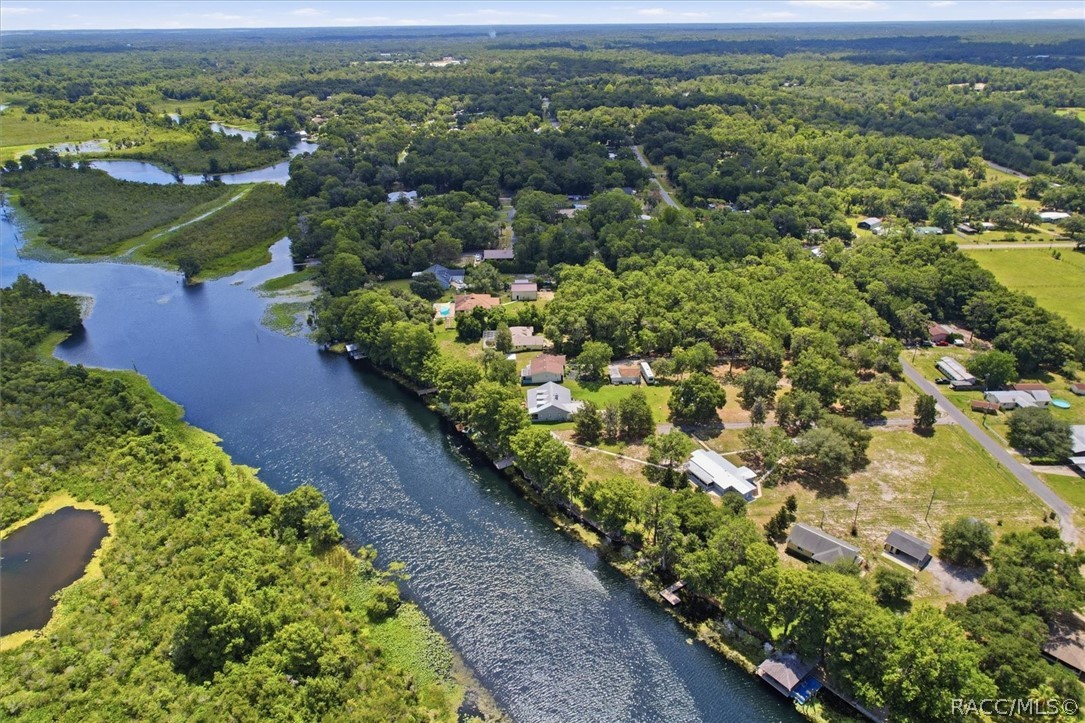 4099 West Ridge Court Dunnellon, FL 34433 - Photo 44 of 49 Aerial view of River and surrounding homes .