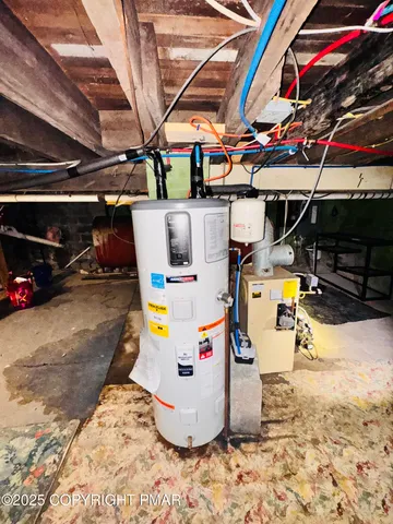 a view of storage and utility room