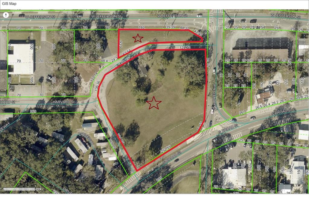 615 Hospital Road Brooksville, FL 34601 - Photo 4 of 75 an aerial view of a highlighted house