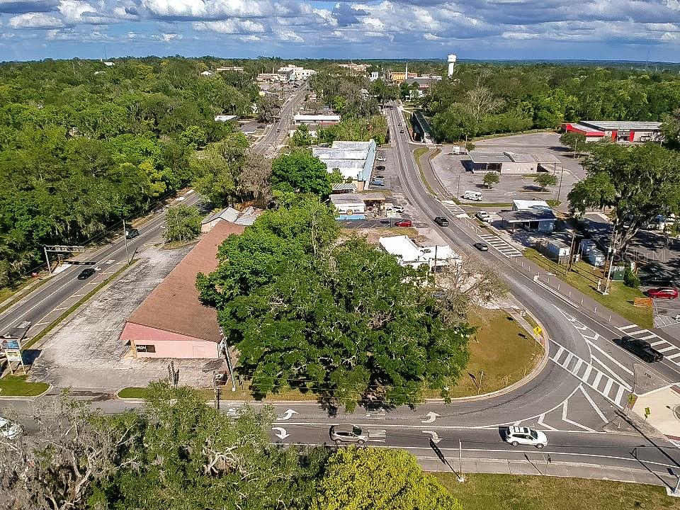 615 Hospital Road Brooksville, FL 34601 - Photo 70 of 75 an aerial view of a house with a yard