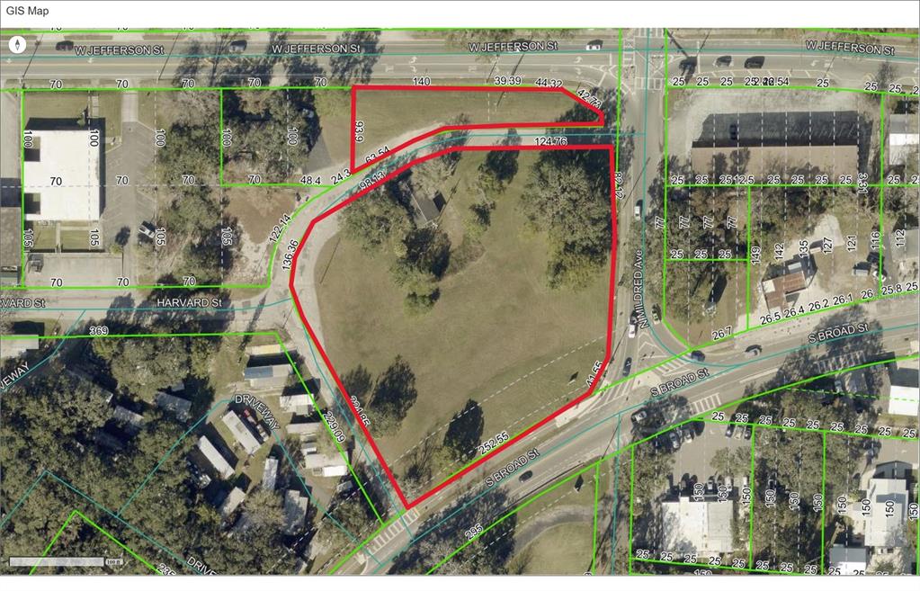 615 Hospital Road Brooksville, FL 34601 - Photo 8 of 75 an aerial view of a highlighted house