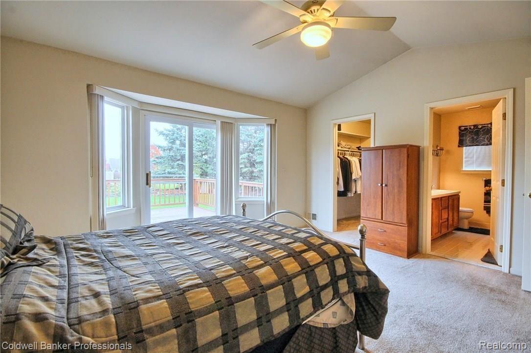 45718 Radnor Road Canton, MI 48187 - Photo 21 of 33 Master Suite with Door Wall to Deck
