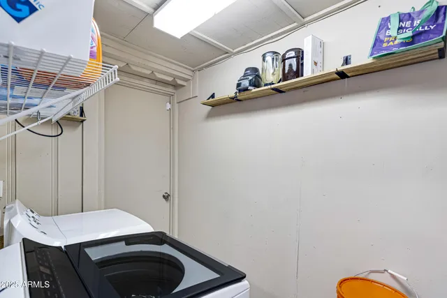 a room with gym equipment