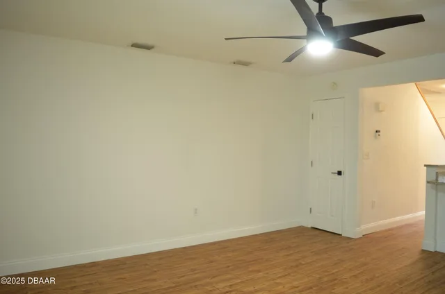 a view of an empty room