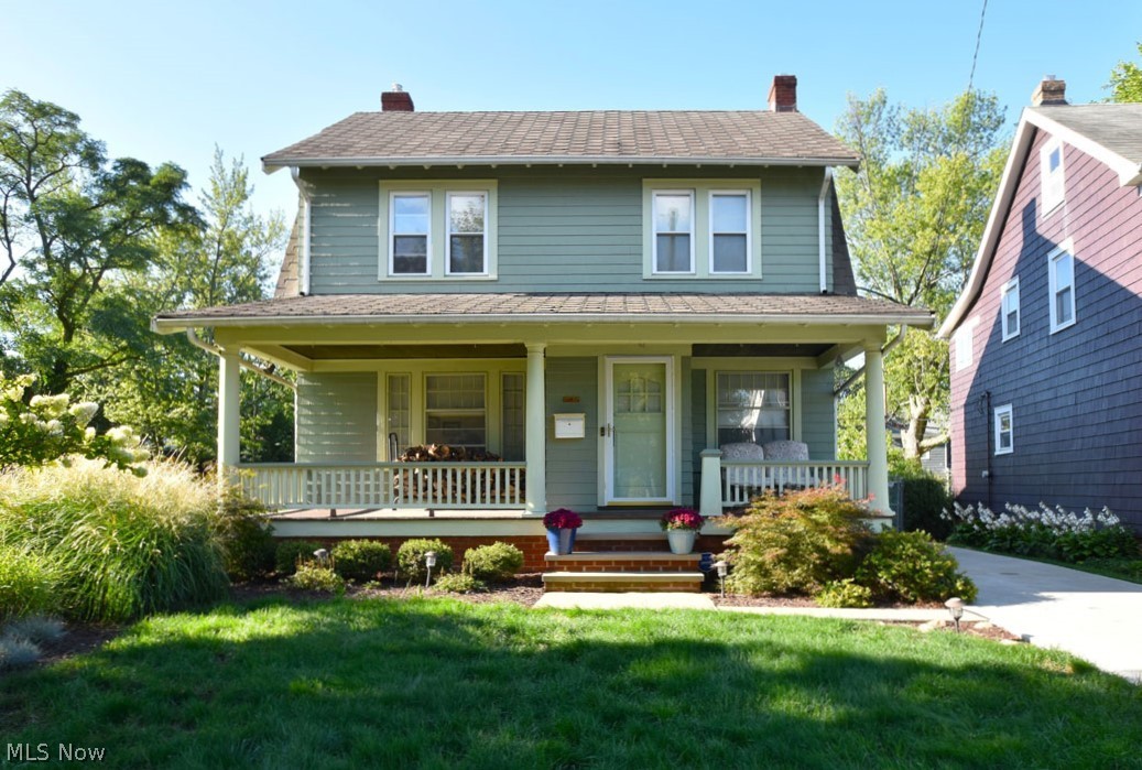 3536 Nordway Road Cleveland Heights, OH 44118 - Photo 1 of 23 Front of House- beautiful Porch