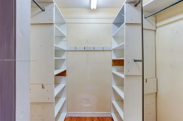 a view of walk in closet