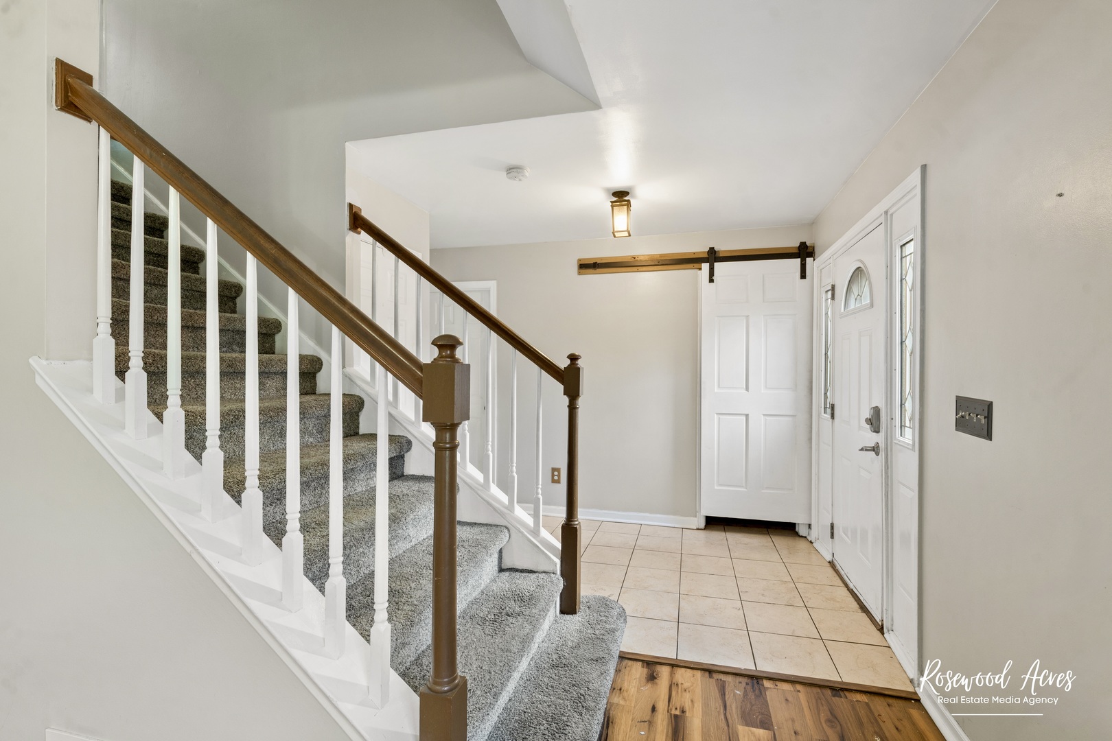 1403 West Budd Boulevard Kankakee, IL 60901 - Photo 8 of 46 a view of an entryway with staircase