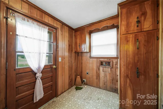 wooden floor and windows in a room