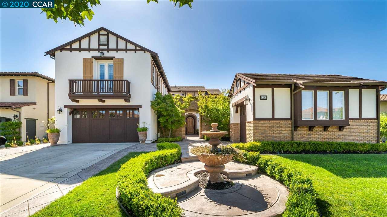 5542 Satinleaf Way San Ramon, CA 94582 - Photo 1 of 1 a front view of a house with a yard table and chairs