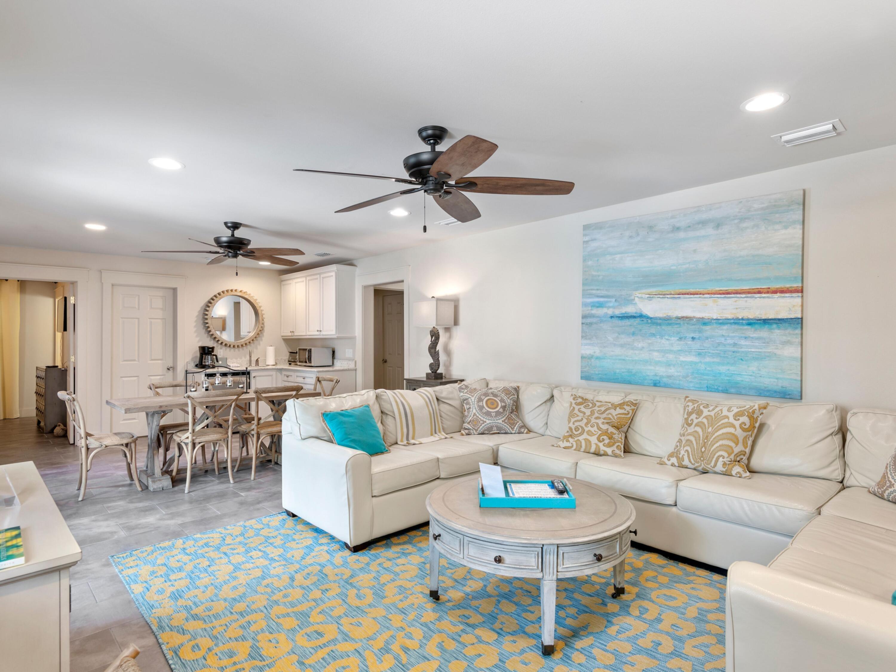 499 Lakeview Drive Santa Rosa Beach, FL 32459 - Photo 28 of 52 a living room with furniture and a large window