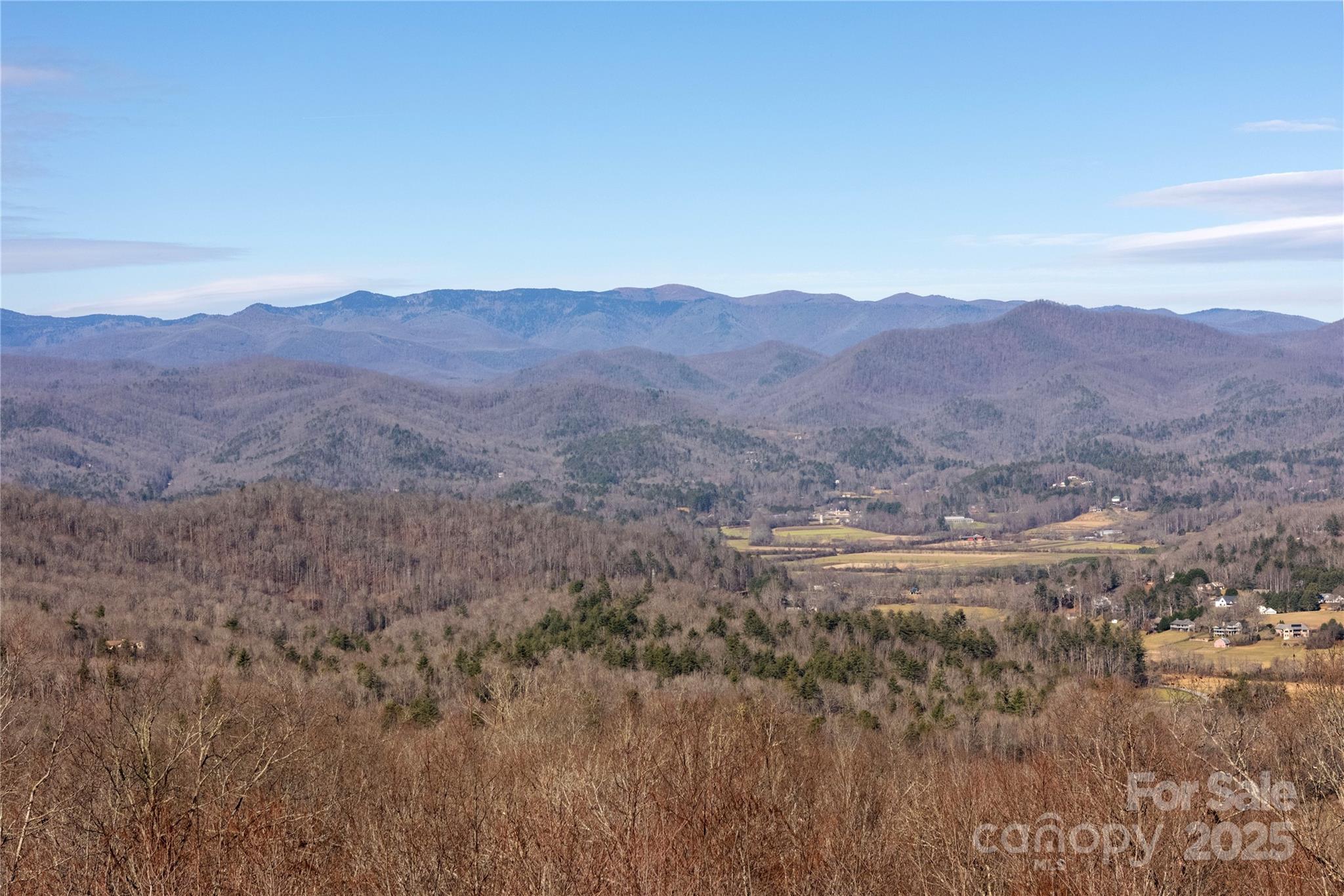 69 Pepperbush Road Brevard, NC 28712 - Photo 14 of 34 a view of mountain with sunset in background