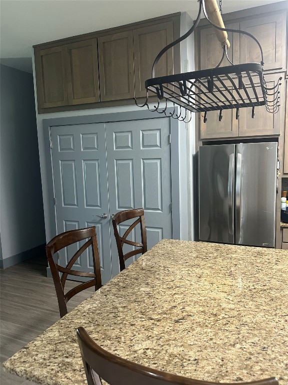 1231 Oak Grove Road Luling, TX 78648 - Photo 35 of 40 a view of kitchen with furniture and wooden floor
