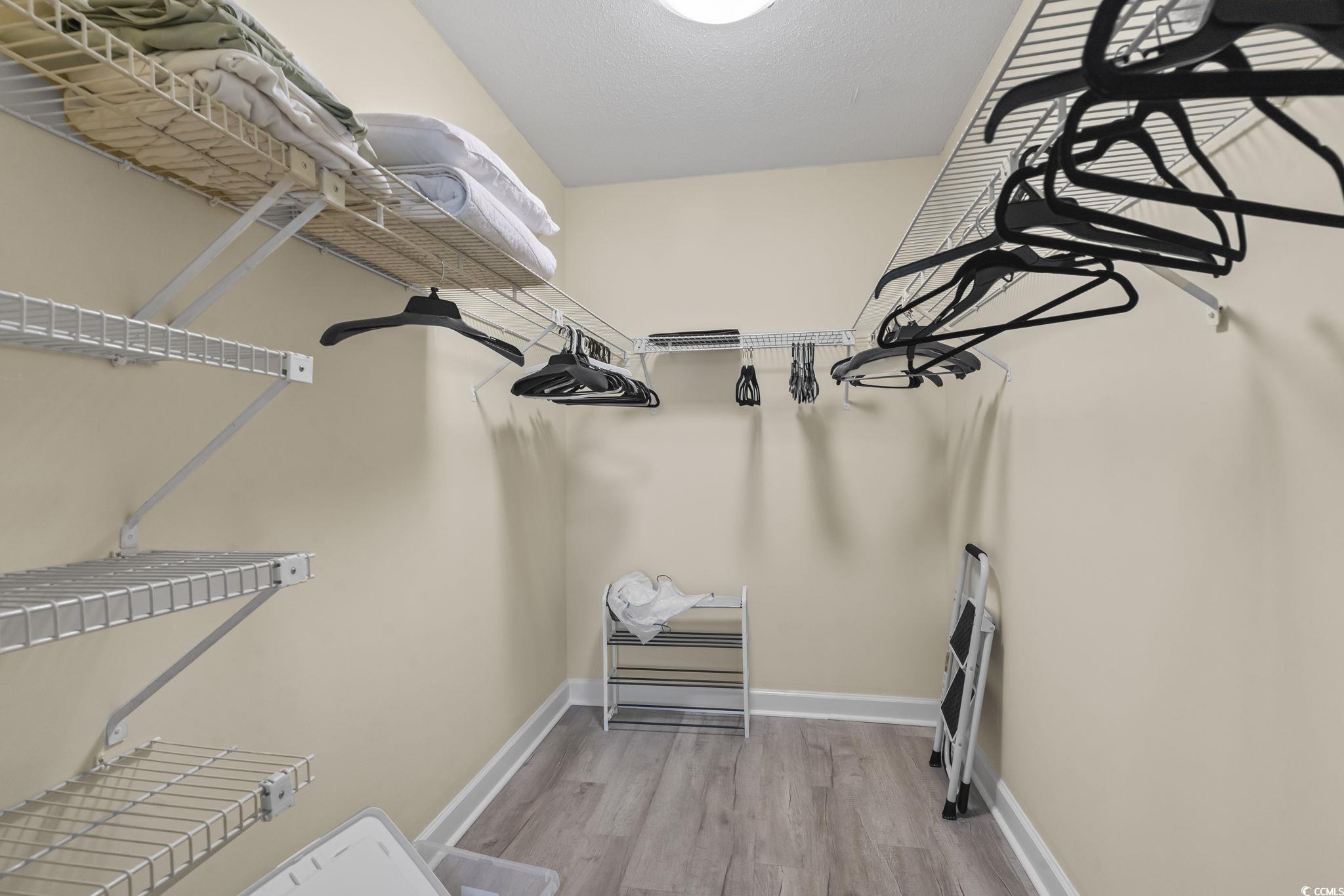 5001 Little River Road, Unit W106 Myrtle Beach, SC 29577 - Photo 12 of 28 Walk in closet with light wood-style flooring