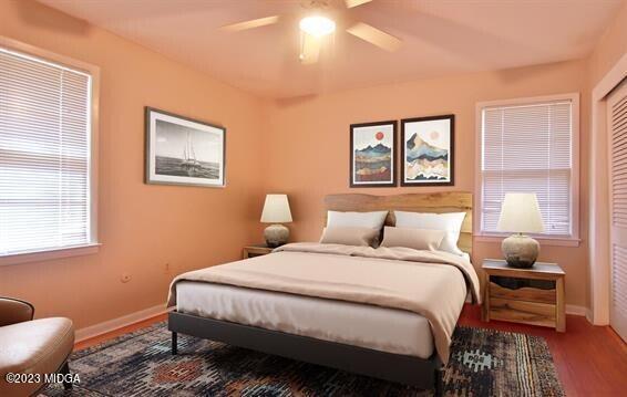 514 Ashby Way Warner Robins, GA 31088 - Photo 19 of 26 a bedroom with bed and a window