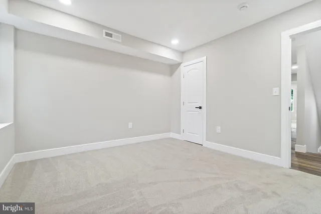 a view of an empty room