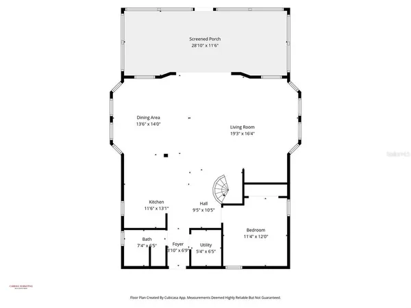 a picture of a floor plan